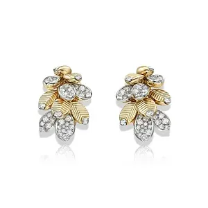 Cartier Серьги Grain de Cafe earrings, semi-paved - фото 1
