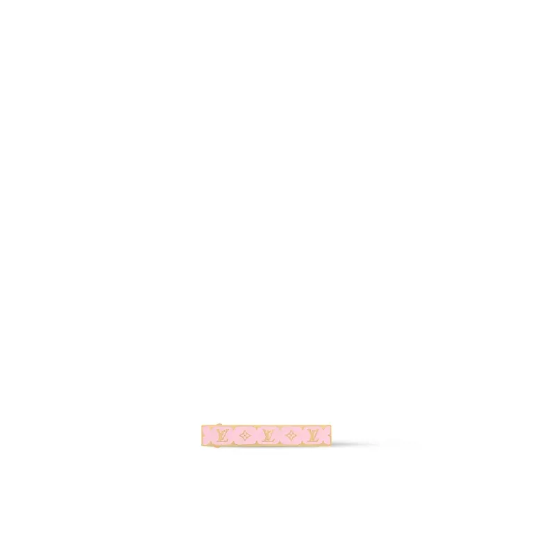 Заколка для волос Nanogram Enamel Louis Vuitton Pink Gold - фото 1