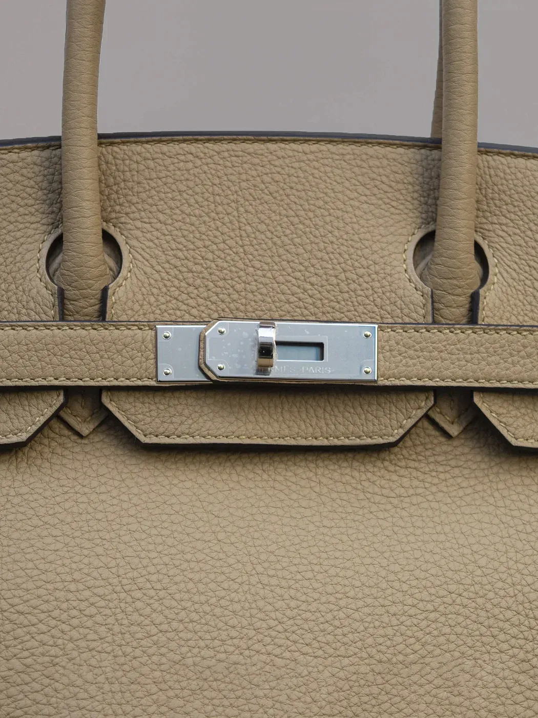 Hermès Сумка Birkin 30 Poussiere Togo Palladium Hardware - фото 5