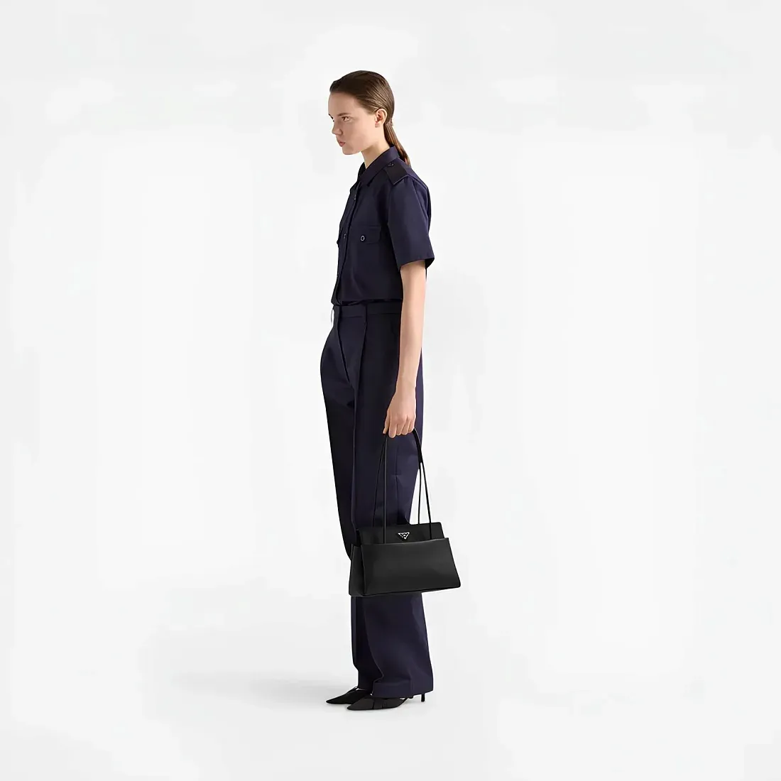 Prada Средняя сумка Passage Black - фото 2