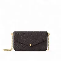 Louis Vuitton Клатч Felicie Chocolat - фото 1