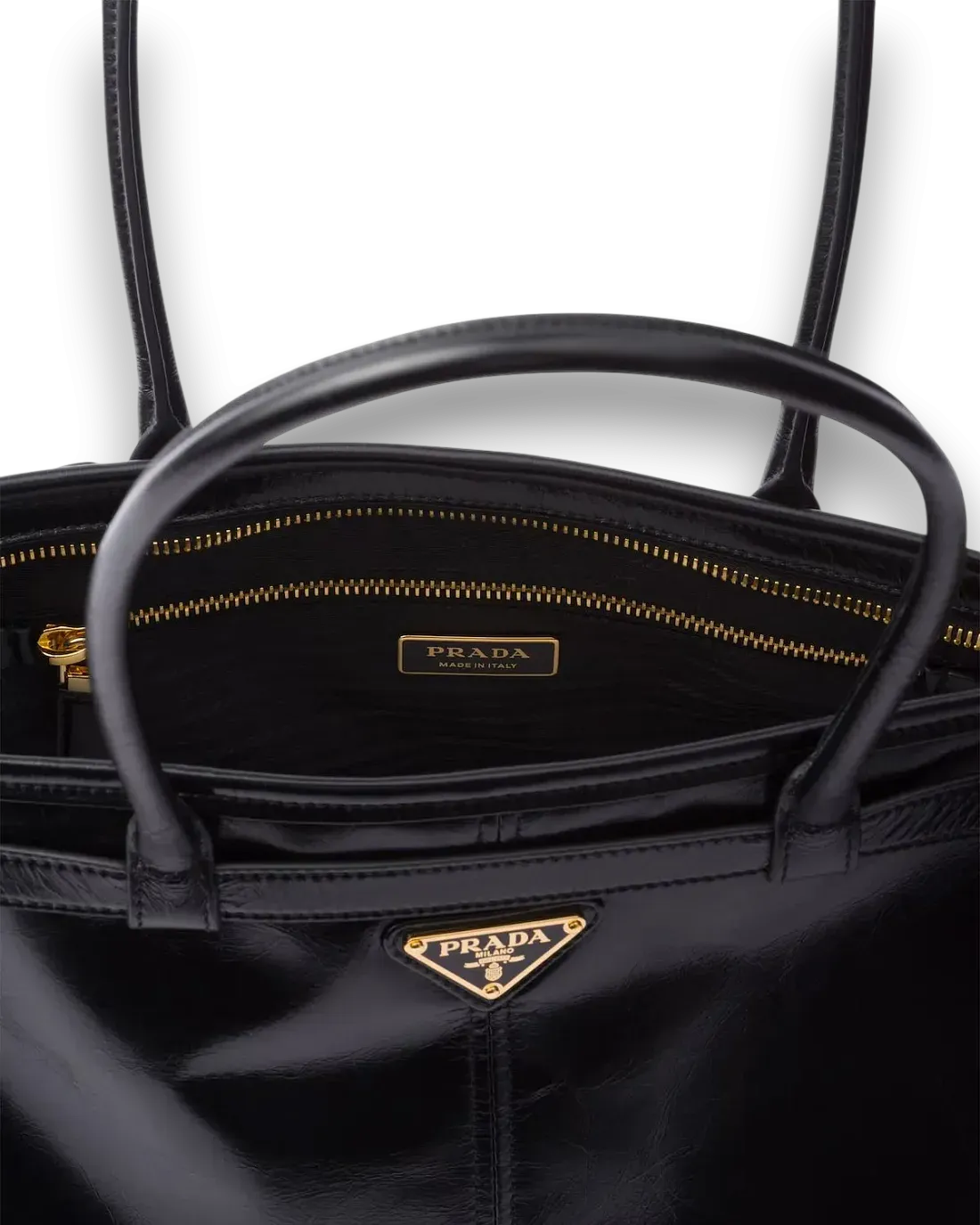 Prada Сумка Bonnie large leather - фото 5