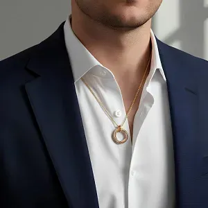 Cartier Кулон Trinity, seven rows, diamonds Men - фото 2