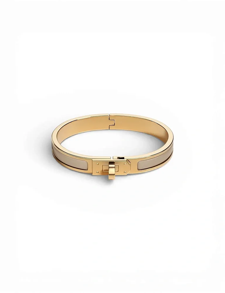 Браслет Mini Clic Kelly Hermes Marron Glace - фото 1