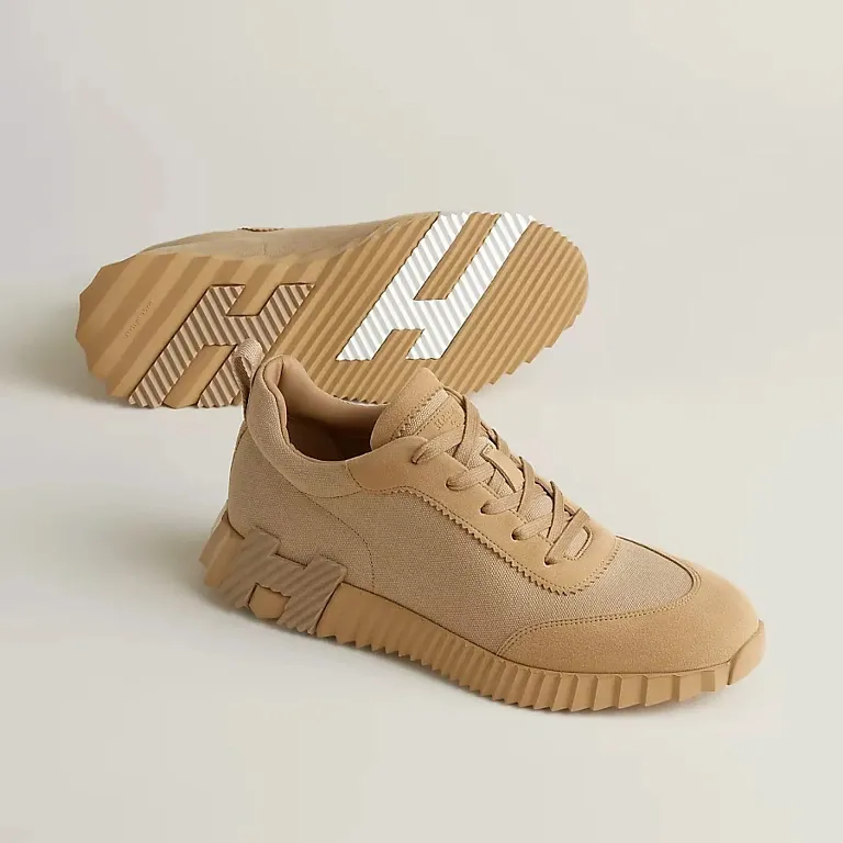 Кроссовки Bouncing Hermes Beige Albatre - фото 1