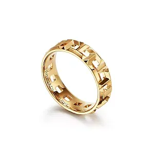 Tiffany & Co. Кольцо T True Wide Ring Yellow Gold - фото 3