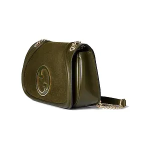 Gucci Маленькая сумка Blondie Dark Green - фото 3