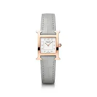 Hermès Часы H-Hour 21 Gris Perle - фото 1