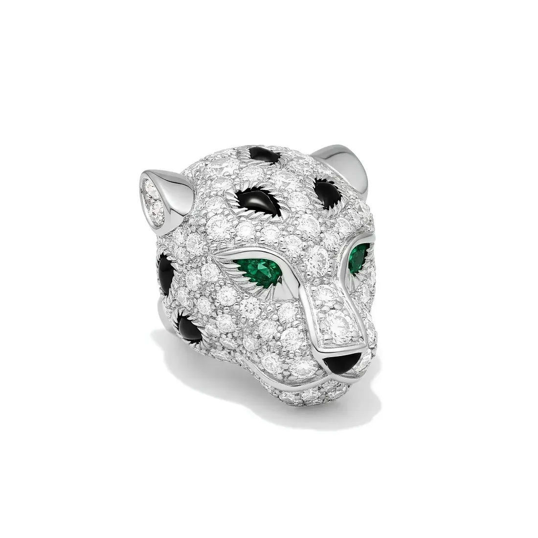 Cartier Серьги Panthere de stud earrings, paved - фото 4