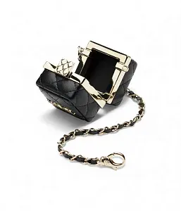 Chanel Брелок для сумочки Black - фото 4