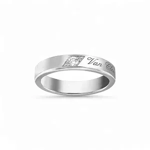 Van Cleef & Arpels Обручальное кольцо Toujours Signature Etoiles 4 мм - фото 3