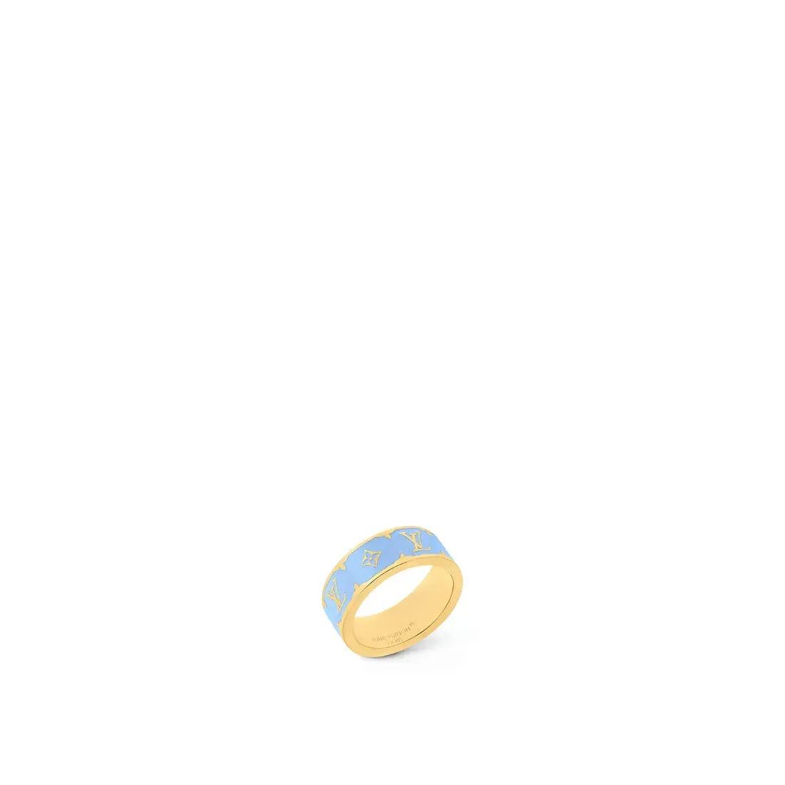 Louis Vuitton Кольцо Nanogram Enamel Light Blue - фото 3