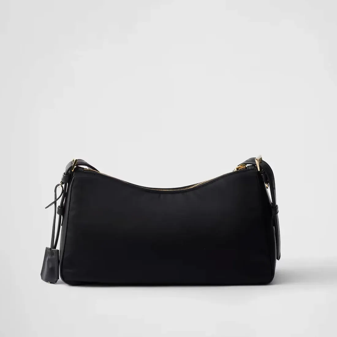Prada Большая сумка через плечо Aimee из Re-Nylon и кожи с замком - фото 5