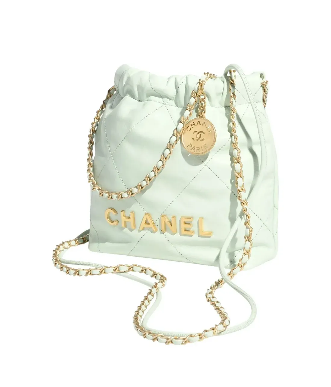 Chanel Сумка Mini 22 Light Green - фото 2