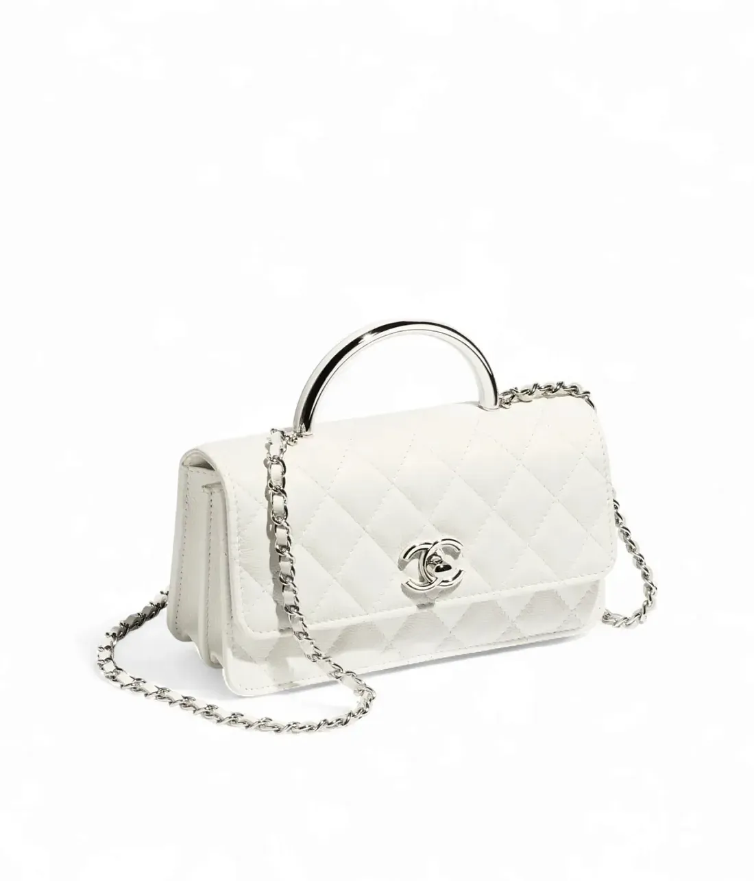 Chanel Клатч с цепью Light Pink - фото 6
