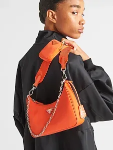 Prada Сумка Re-Edition 2005 из Re-Nylon Orange - фото 9