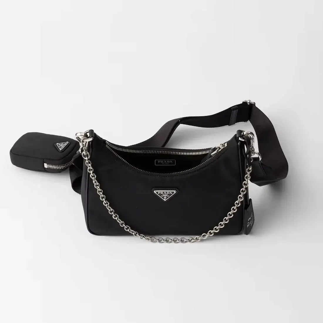 Prada Сумка Re-Edition 2005 из Re-Nylon White - фото 11