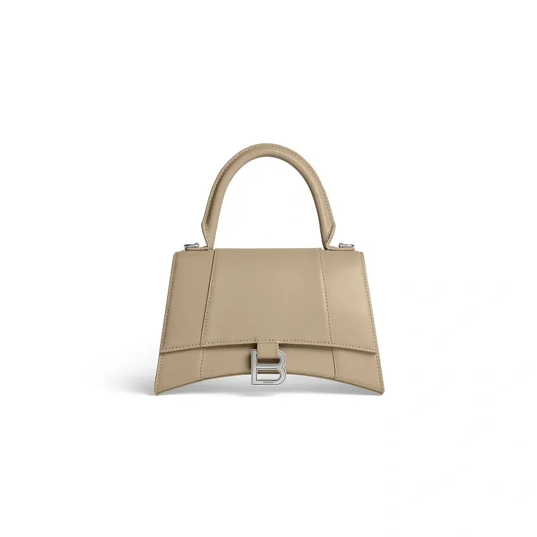 Сумка Hourglass маленького формата Balenciaga Beige - фото 1