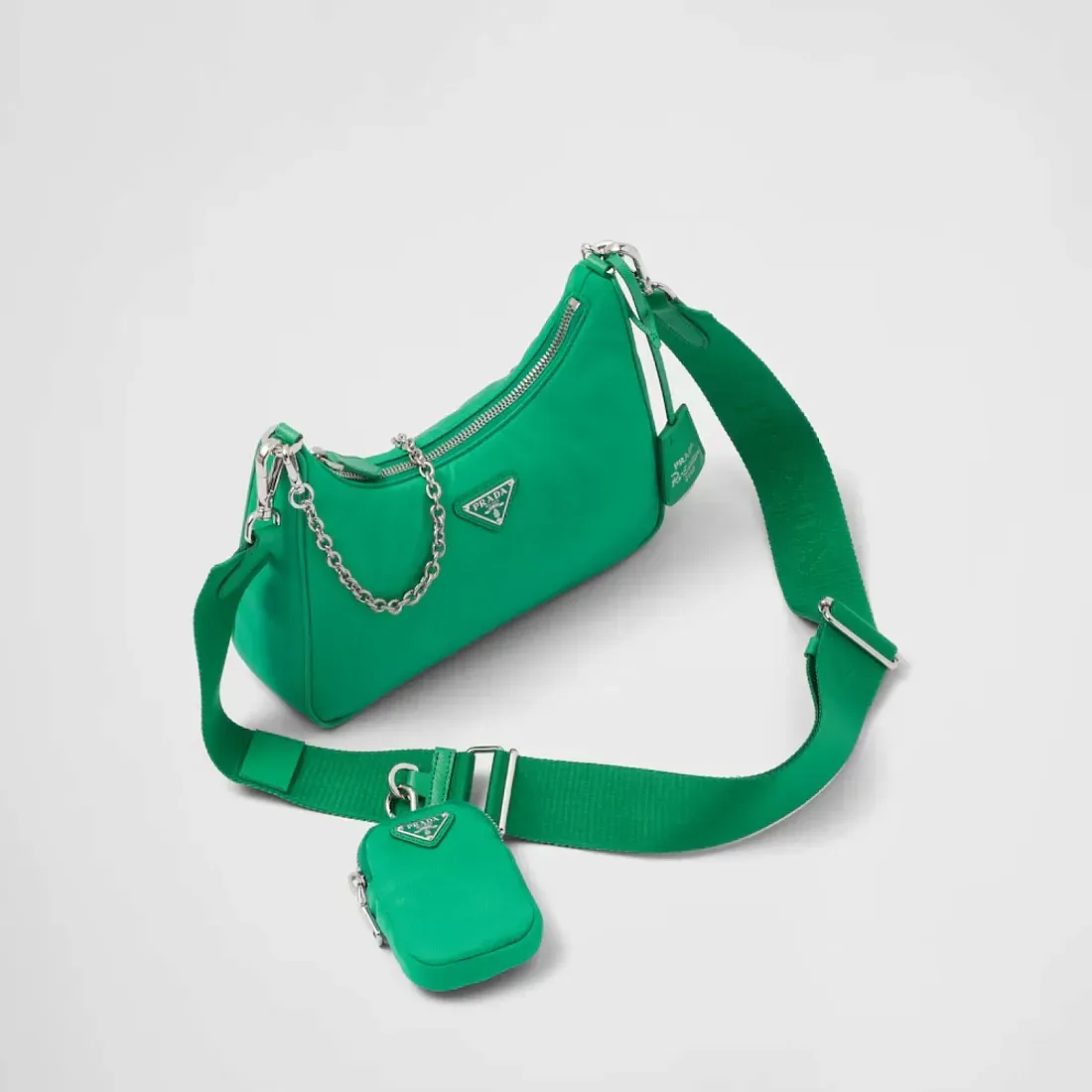 Prada Сумка Re-Edition 2005 из Re-Nylon Mint Green - фото 3