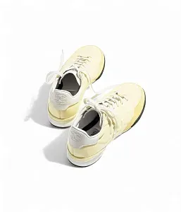 Chanel Кожаные кроссовки Light Yellow /White - фото 2