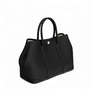 Hermès Сумка Garden Party 30 Negonda Palladium Hardware Etoupe - фото 3