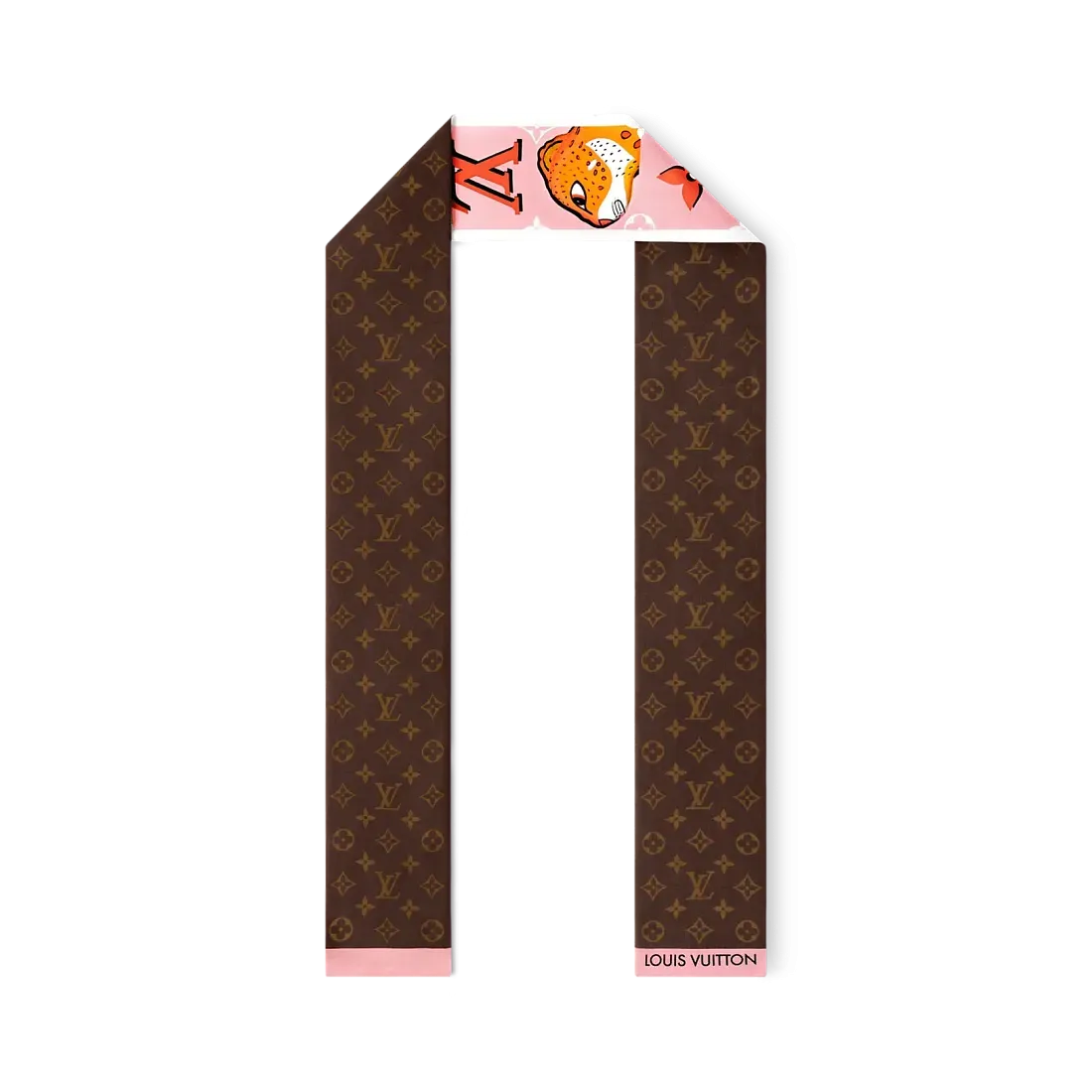 Louis Vuitton Шелковая лента Animogram Leopard - фото 3