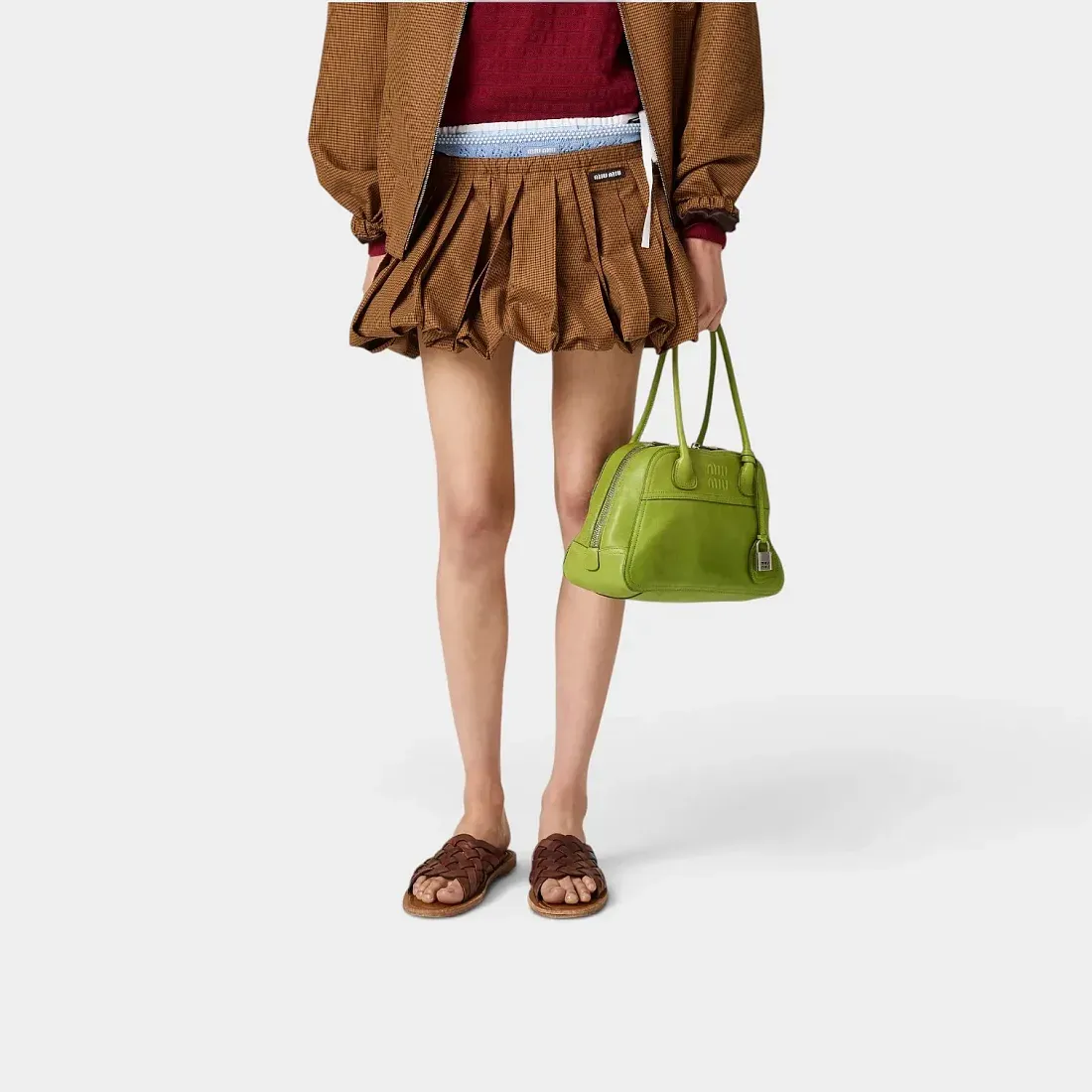 Miu Miu Сумка Vivant Fern Green - фото 2