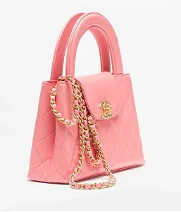 Chanel Сумка-мини shopping bag Кораллово-розовый - фото 3