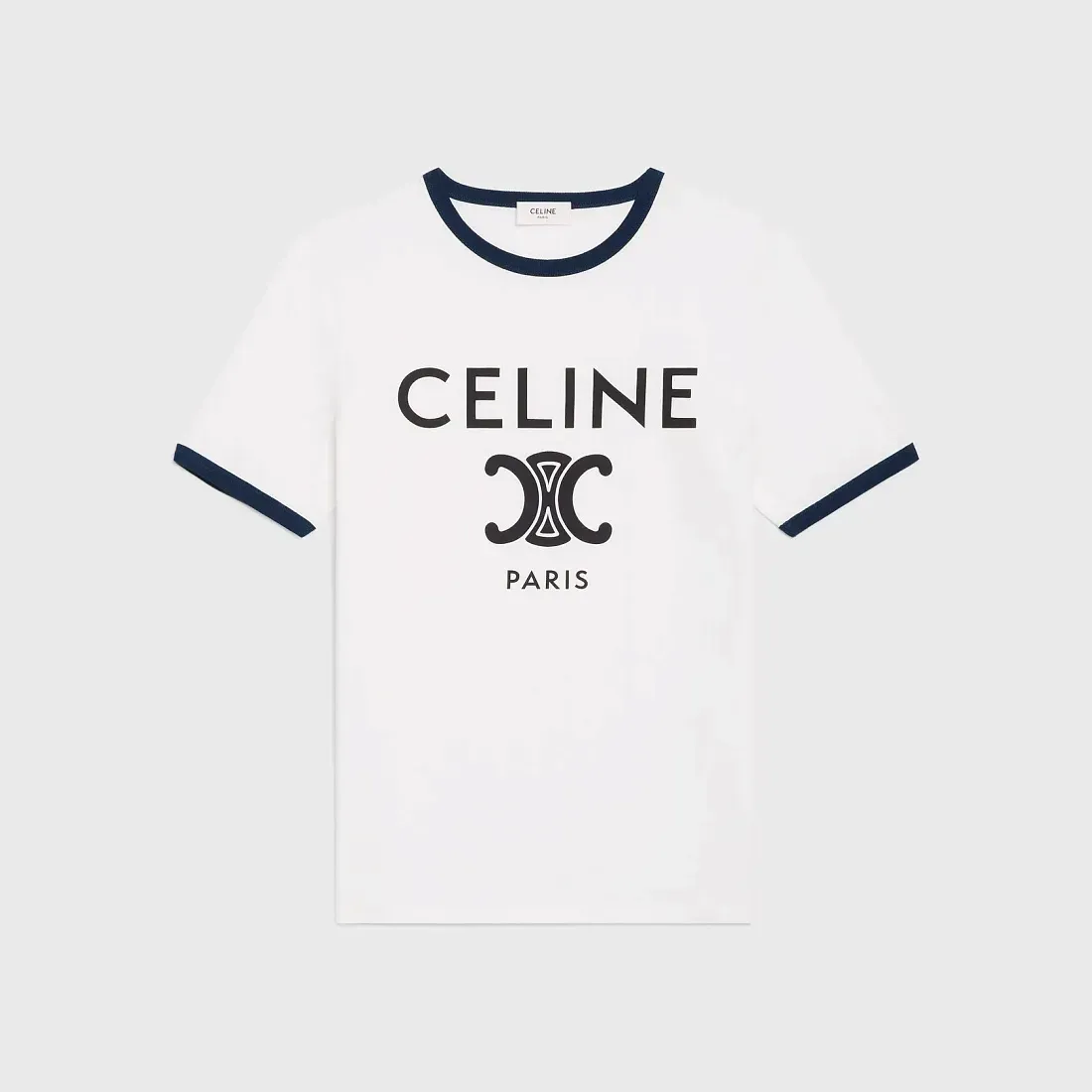 Celine Футболка с логотипом - фото 4