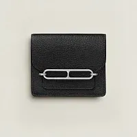 Hermès Кошелек Roulis mini Black - фото 1