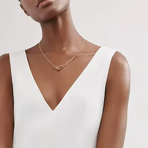 Tiffany & Co. Подвеска HardWear Large Double Link Pendant Rose Gold - фото 2