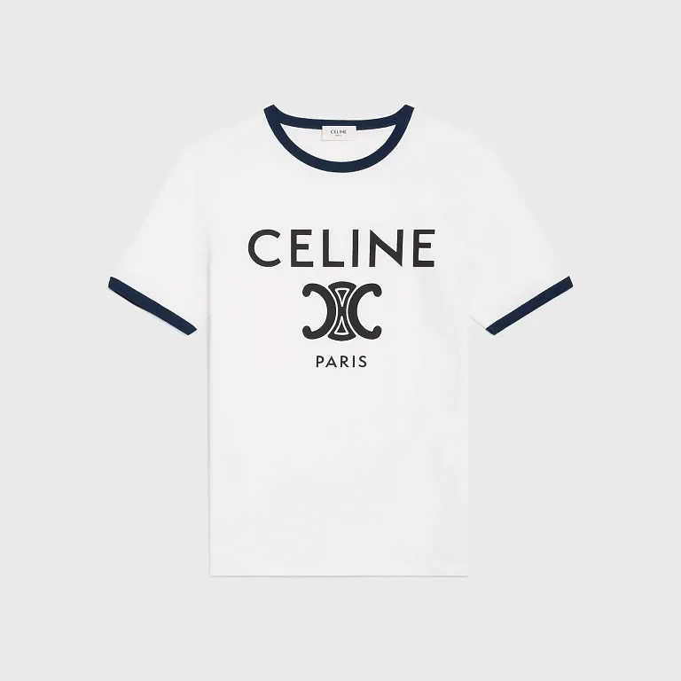 Футболка с логотипом Celine - фото 1