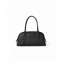The Row Сумка EW India Deep Brown из кожи Black - фото 1