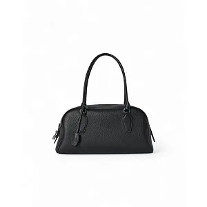 The Row Сумка EW India Deep Brown из кожи Black - фото 1