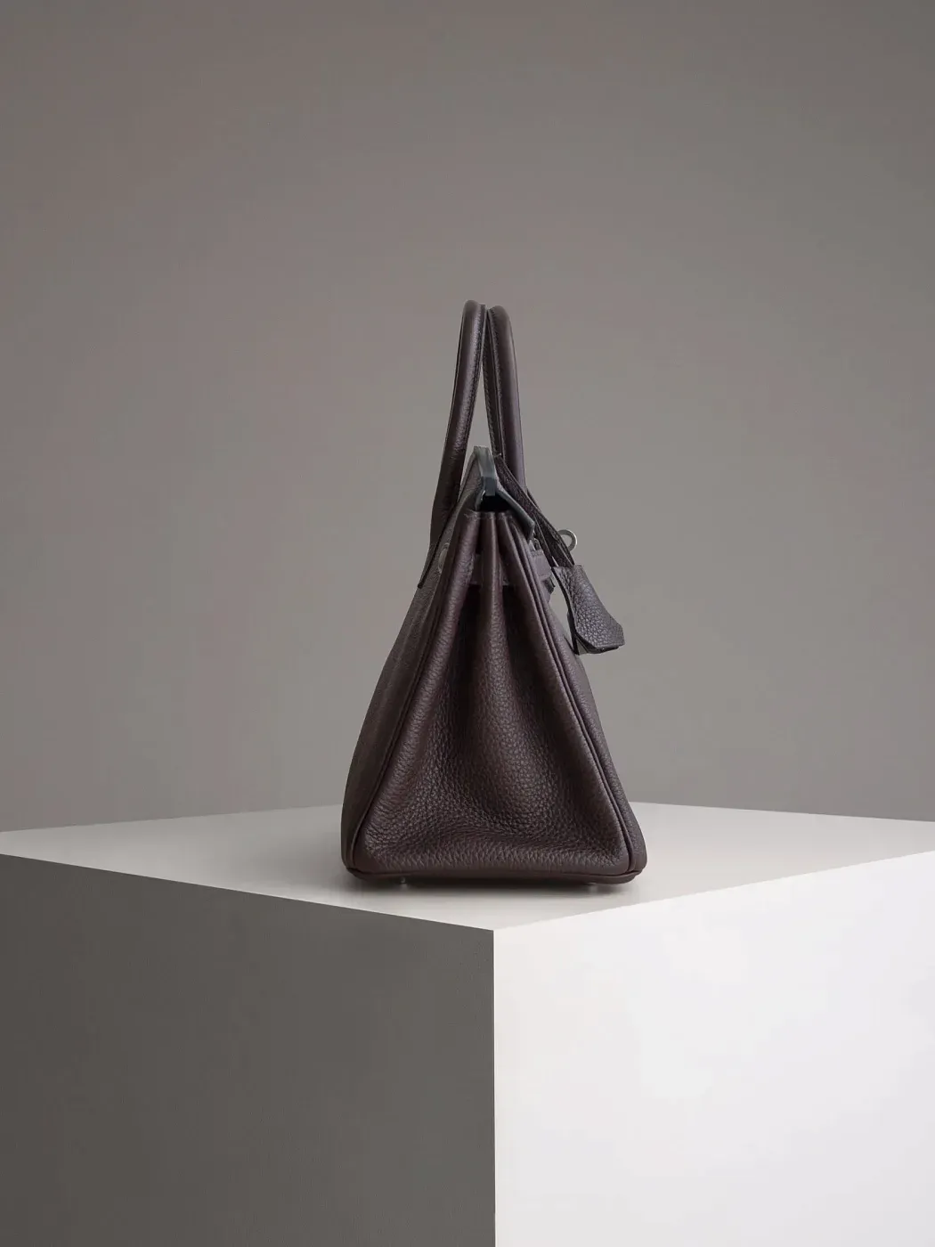 Hermès Сумка Birkin 25 Rouge Sellier Togo Palladium Hardware - фото 6