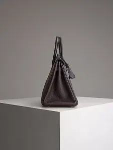 Hermès Сумка Birkin 25 Rouge Sellier Togo Palladium Hardware - фото 6