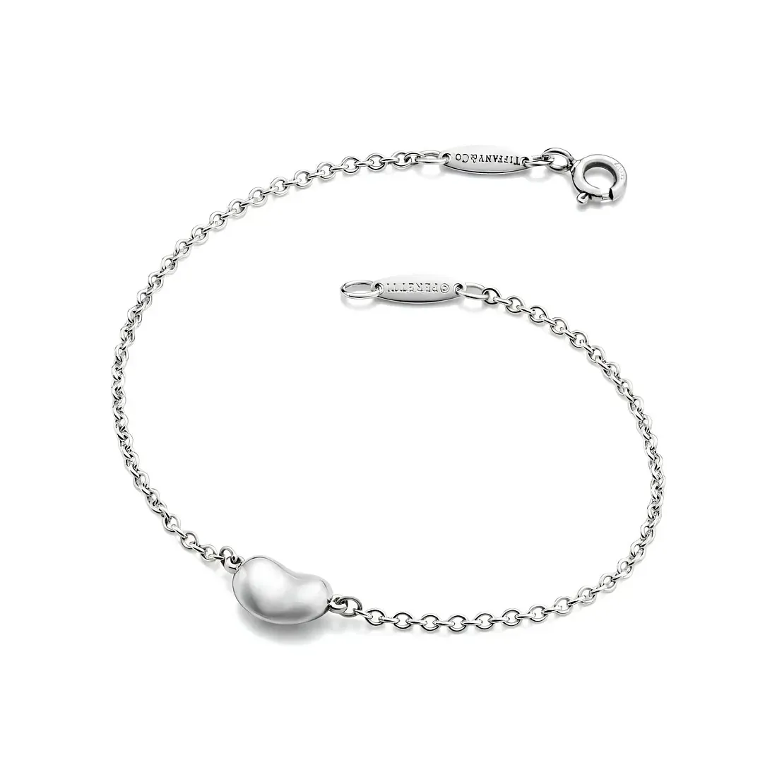 Tiffany & Co. Браслет Bean design bracelet in 925 sterling silver 9 mm - фото 4