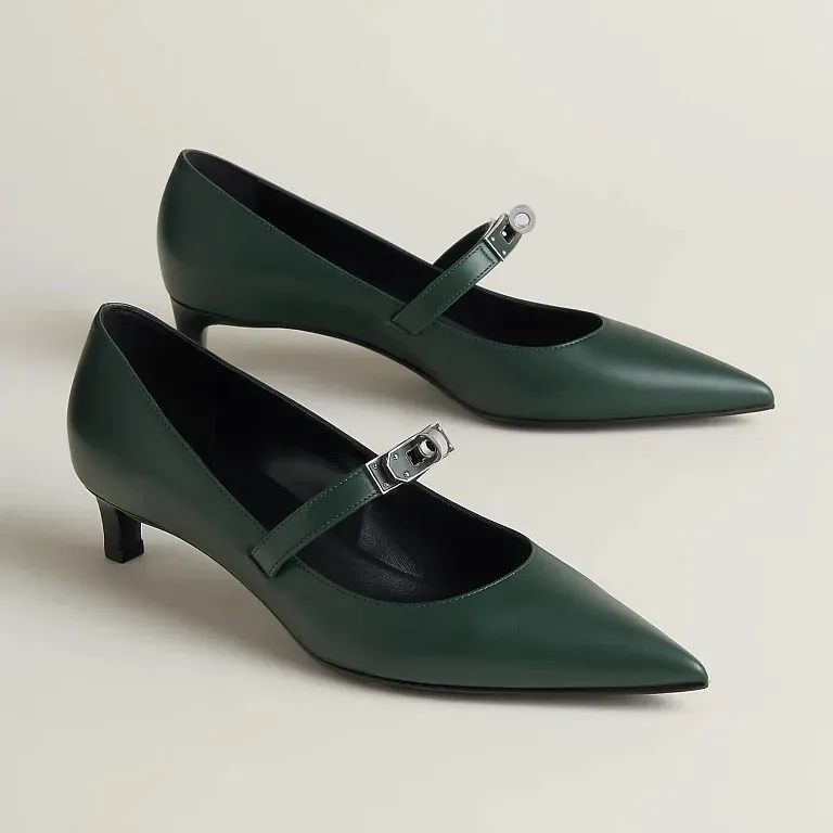 Туфли Kiara 40 Hermes Vert Bouteille - фото 1