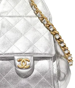 Chanel Маленькая сумка 25 Silvery - фото 4