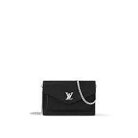 Louis Vuitton Клатч на цепочке Mylockme Black - фото 1
