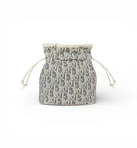 Dior Сумка Mini Drawstring Bucket 30 Montaigne - фото 3