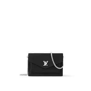 Louis Vuitton Клатч на цепочке Mylockme Black - фото 1