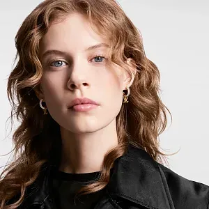 Louis Vuitton Серьги Iconic Gold - фото 2