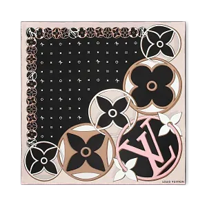 Louis Vuitton Платок-каре Duality 90 Black - фото 1