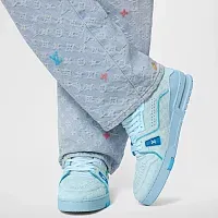 Louis Vuitton Кроссовки LV Trainer Blue - фото 1