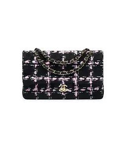 Chanel Классическая сумка 11.12 Black, Light Pink and White - фото 1