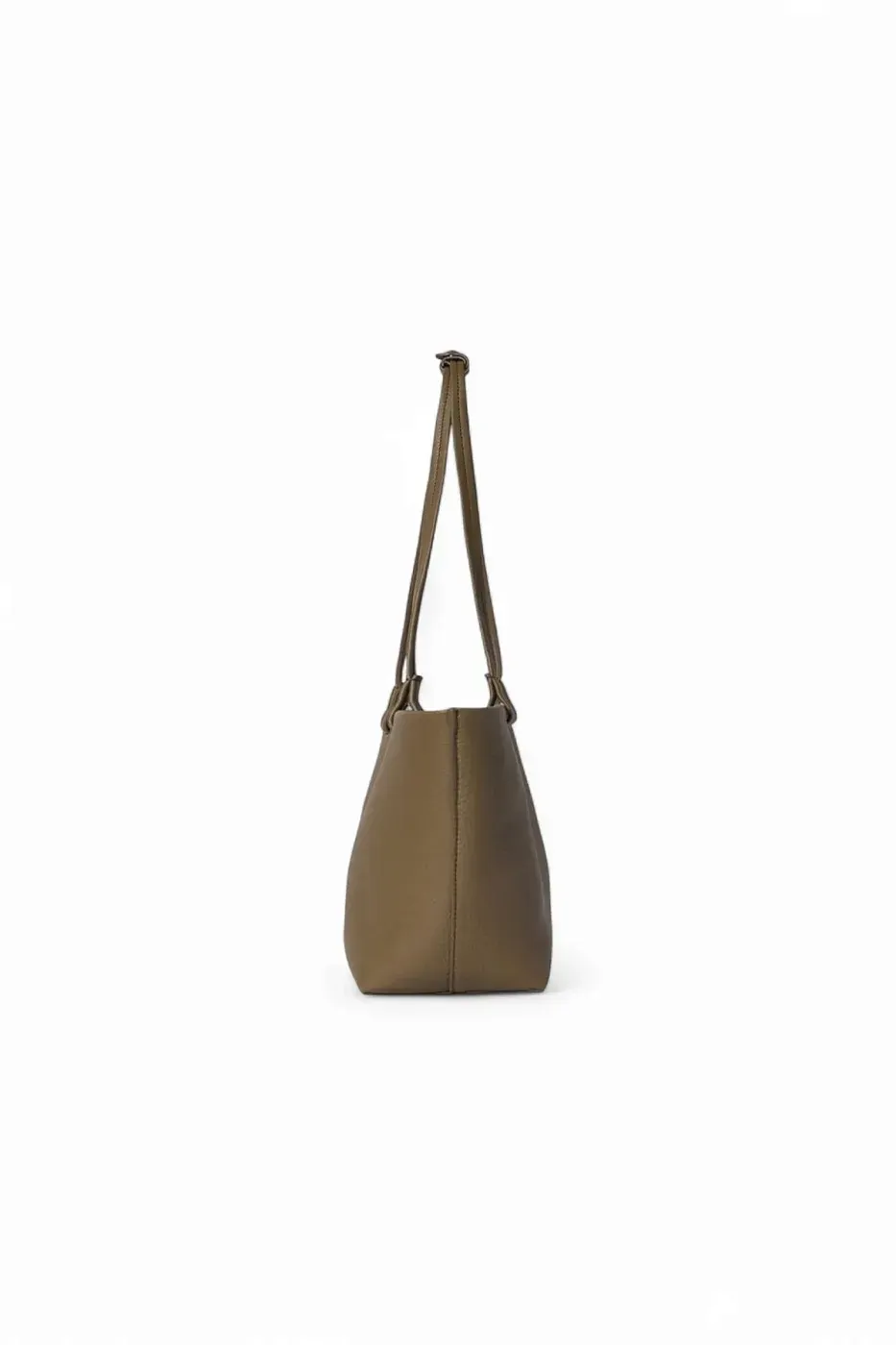 The Row Сумка Medium Park Tote Black из кожи Smoked Taupe - фото 3
