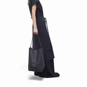 The Row Сумка Large NS Park Tote Marine из кожи Marine - фото 2