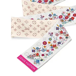 Louis Vuitton Шелковая лента Superflat Monogram TM x - фото 2