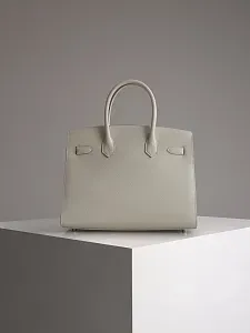 Hermès Сумка Birkin Sellier 30 Craie Epsom Palladium Hardware - фото 7
